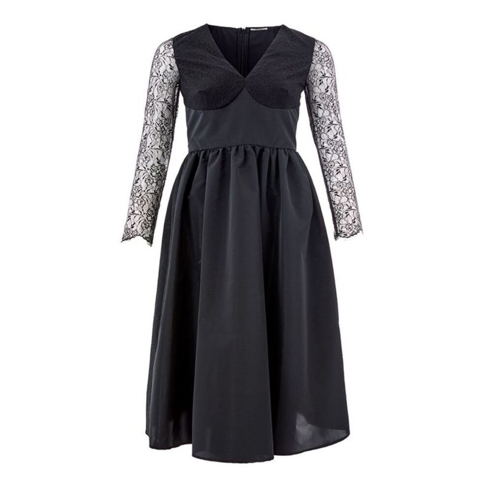 Lardini Black Polyester Cocktail Women's Dress